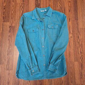 Woolrich Teal Button Down
